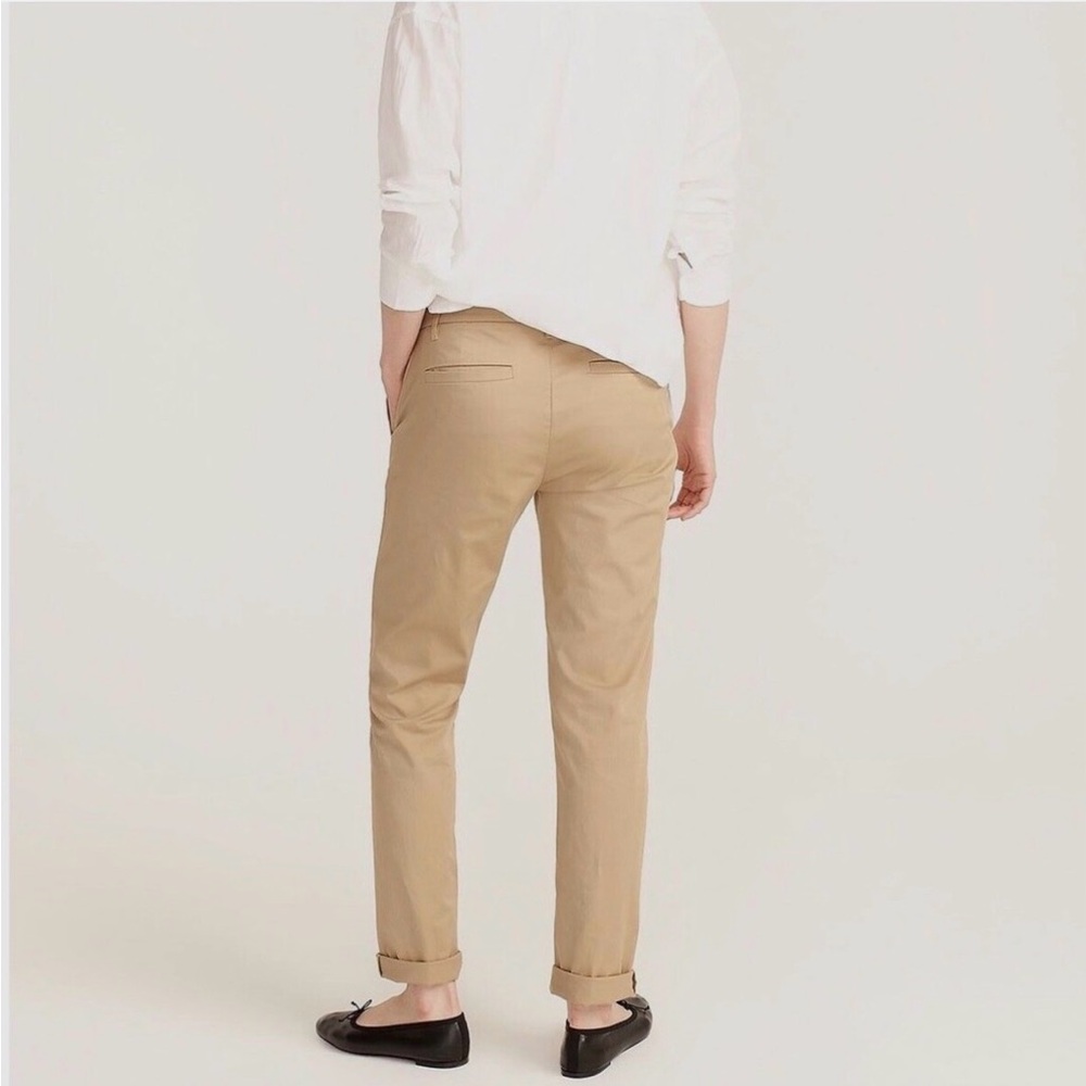 J.Crew Slim Boyfriend Chino Pants NWT Beige Size 24, 30 - Picture 2 of 10